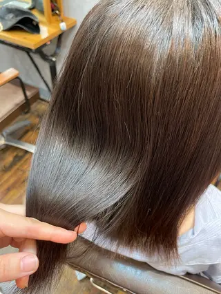 ミディアム カラー ツヤ美髪💐 髪質改善/高山愛来のヘアスタイル