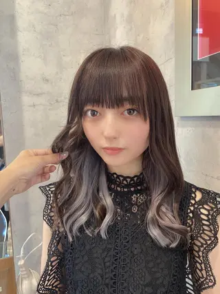 セミロング カラー 🌻井上 マリー🌻のヘアスタイル