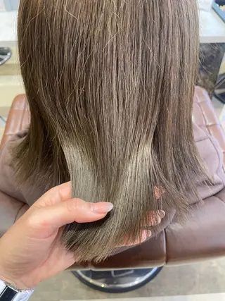 ミディアム acroあべの店所属・🧸顔周りカット /透明感🎀のヘアスタイル