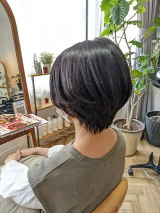 ショート 中野 雅子のヘアスタイル