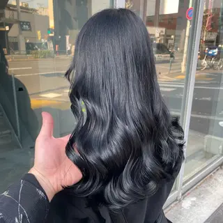 ロング 🦋韓国風カラー🦋 こうせい原宿のヘアスタイル