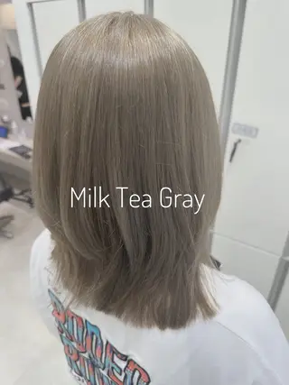 ミディアム カラー 🎨川崎ブリーチカラ ー🎨【春弥】のヘアスタイル