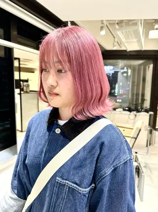 ミディアム カラー Maria 梅田/デザインカラーのヘアスタイル