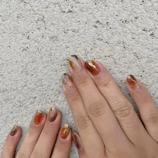 ネイル 𝕄𝕚𝕪𝕦🤍 自由が丘⌇パラジェルのネイルデザイン