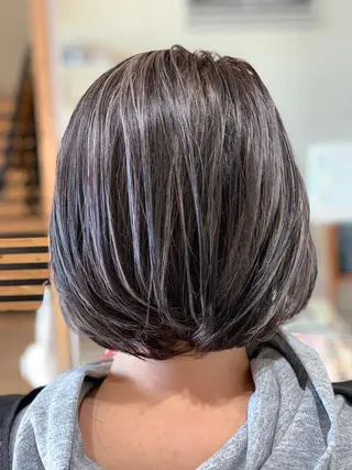 ミディアム カラー 関口 友行のヘアスタイル