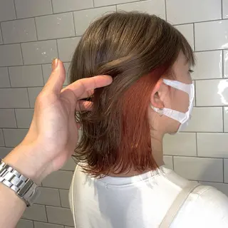 ミディアム カラー 原山 直人のヘアスタイル