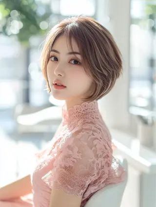 ショート 千明 大輝のヘアスタイル