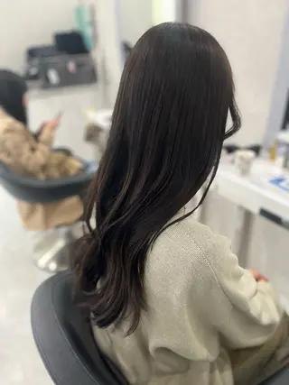 ロング カラー 赤み消し透明感🩶 銀座Ryota🩶のヘアスタイル