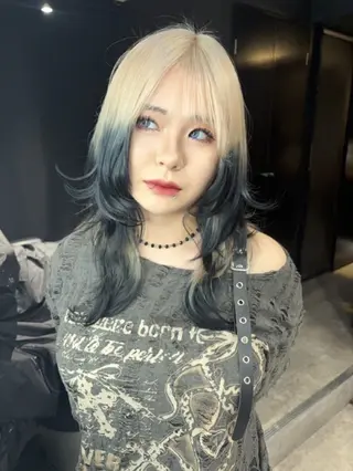 カラー ももか bAteAuのヘアスタイル