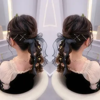 ヘアアレンジ 秋葉原コットン所属・ヘアセット 🤍AIRA🤍のヘアスタイル