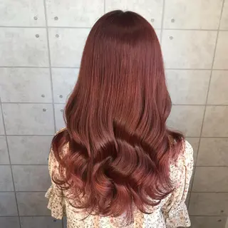 ロング カラー ヘアアレンジ knock【ノック】所属・烏丸韓国ヘア🇰🇷 ayaka🎀のヘアスタイル