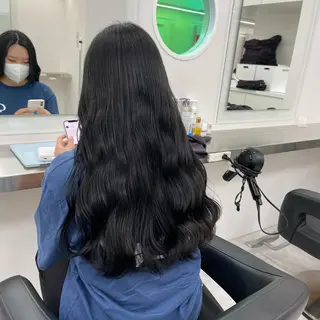 ロング トレンドモテカラー 🩷色落ちまで可愛くのヘアスタイル