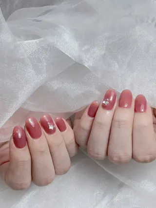 ネイル candy nail 韓国風ワンホンネイルのネイルデザイン