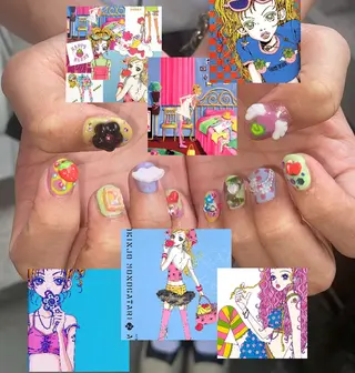 ネイル .unff所属・hana (..)個 性派/メンズネイル◎のネイルデザイン