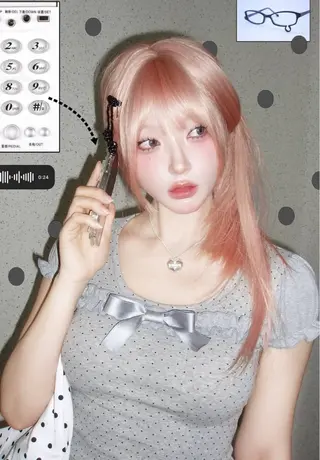 セミロング stair:case 💖大類舞衣子💖のヘアスタイル