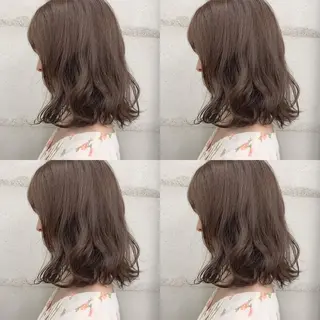 ショート 透明感/オリーブ/ グレージュ/YUKAのヘアスタイル