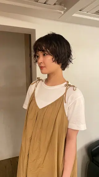 ショート パーマ 原宿/ケパーマ 🧺ユウマのヘアスタイル