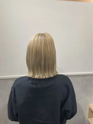 ミディアム ROCCA hair HARU🩵のヘアスタイル