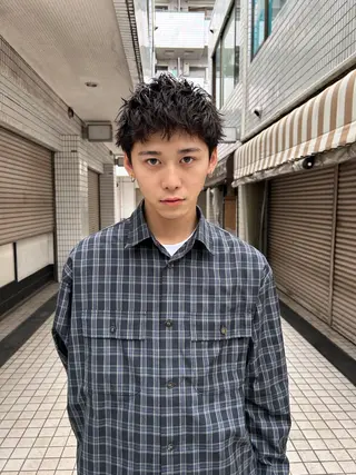 ショート モモセ ユメトのヘアスタイル