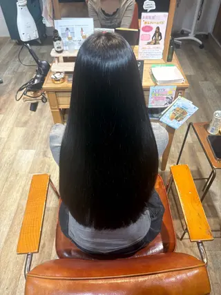 ロング 赤池駅/韓国カラー saki🎀のヘアスタイル