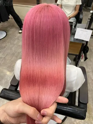 ロング カラー 🐾Kenta🐾✰ ブリーチカラー✰のヘアスタイル