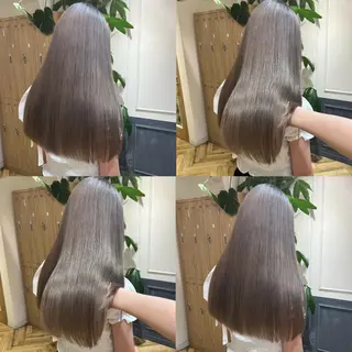 ロング カラー 艶カラー/韓国顔周り 🎀mamiのヘアスタイル