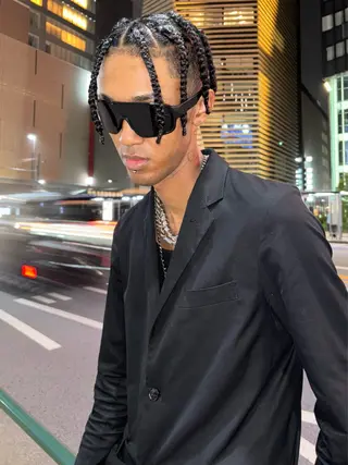 ミディアム ヘアアレンジ メンズ SALOWIN 神宮前５丁目店所属・メンズ/特殊ヘア パーマ🕷️小夏貴也のヘアスタイル