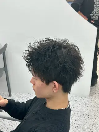 メンズ メンズ専門/パーマ 特化/栄/北出瑞貴のヘアスタイル