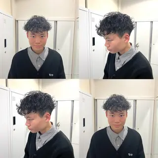 パーマ メンズ 茅ヶ崎パーマ特化/ スパイラル/ハルキのヘアスタイル