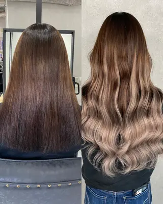 ミディアム 💎馴染むエクステ ×カラーTOMO💎のヘアスタイル