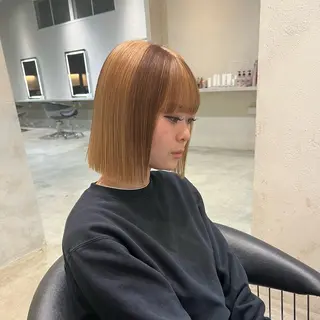 ショート 名古屋/落ちる黒 黒染め落としのヘアスタイル