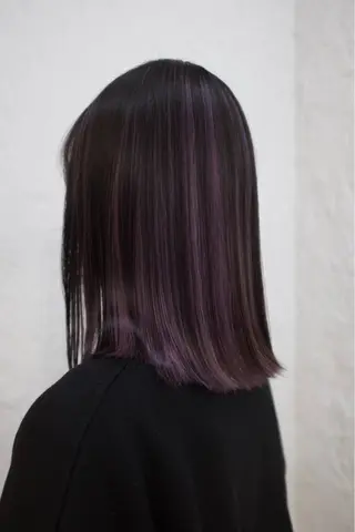 ミディアム カラー ヘアアレンジ 🦠デザインカラー/ 魚瀬あおい🦠のヘアスタイル