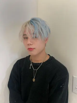 メンズ デザイン🥇複雑履歴 ハイトーン特化のヘアスタイル