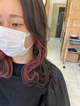 ロング ⭐️透明感カラー/ パーマ⭐️宮野翔のヘアスタイル