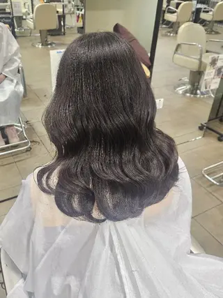 セミロング 寺西紗友望/髪質改善 ストレート/ボブのヘアスタイル