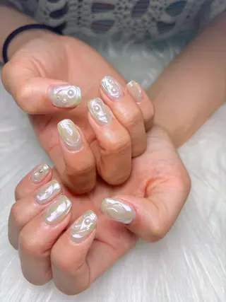 ミディアム Nail Salon Rinosh所属・Rinosh Haruのネイルデザイン