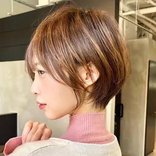 ショート カラー 無料ショートモデル 募集中/ユッティーのヘアスタイル