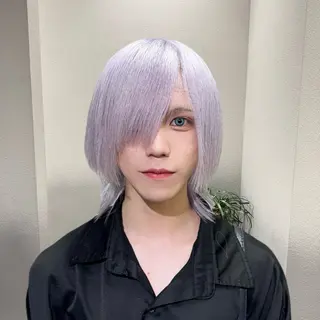 ショート カラー メンズ ✨ブリーチ支持No1 複雑履歴修正/舘岡のヘアスタイル