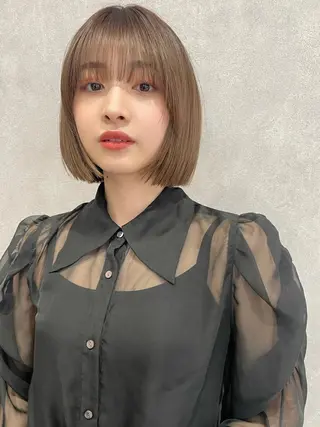 ショート ショート/ボブ/ 白髪ぼかし/しんやのヘアスタイル