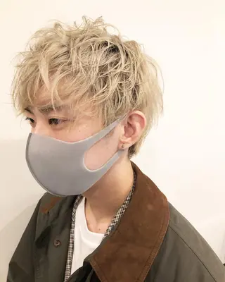 ヘアアレンジ メンズ ainico+所属・メンズ特化✂️栗原 侑也のヘアスタイル