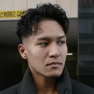 ショート パーマ メンズ 立川/メンズパーマ 厚進太郎のヘアスタイル