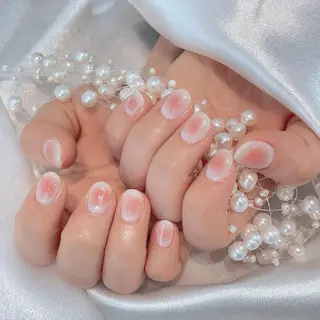 ネイル RAFFINE 月🦋🩵のネイルデザイン