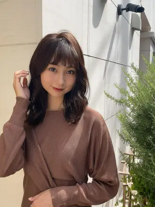 セミロング ボブヘアカット Rikapi❤️のヘアスタイル