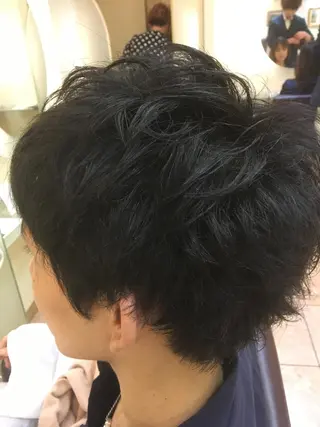 メンズ ハイトーン髪質改善 🎀🐰堀川智史🎀のヘアスタイル