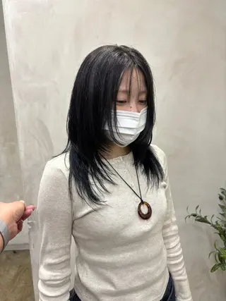 ミディアム ALLY所属・🫧透明感カラー🫧 AYANAのヘアスタイル