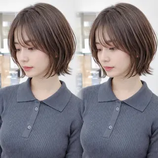 カラー 透明感カラー💎✨/ 西中島/KUREAのヘアスタイル