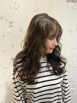 ロング カラー パーマ ヘアアレンジ メンズ キッズ ✴︎UNU ✴︎モエカのヘアスタイル