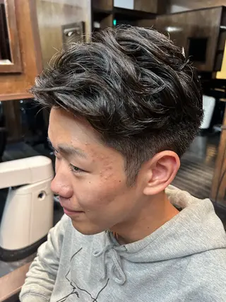 ショート パーマ THEBARBER東京所属・山内優奈/メンズ カットモデル募集中のヘアスタイル