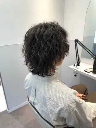 ミディアム パーマ メンズ SALOWIN大宮 /KYOHEI✂️のヘアスタイル