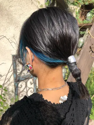 カラー rocca所属・鮫島 連のヘアスタイル